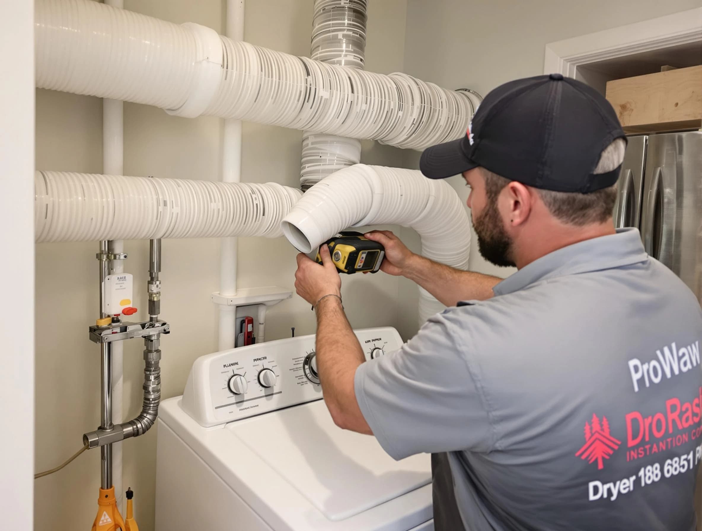 Professional dryer vent hose installation by Fort Lee Dryer Vent Cleaning in Fort Lee