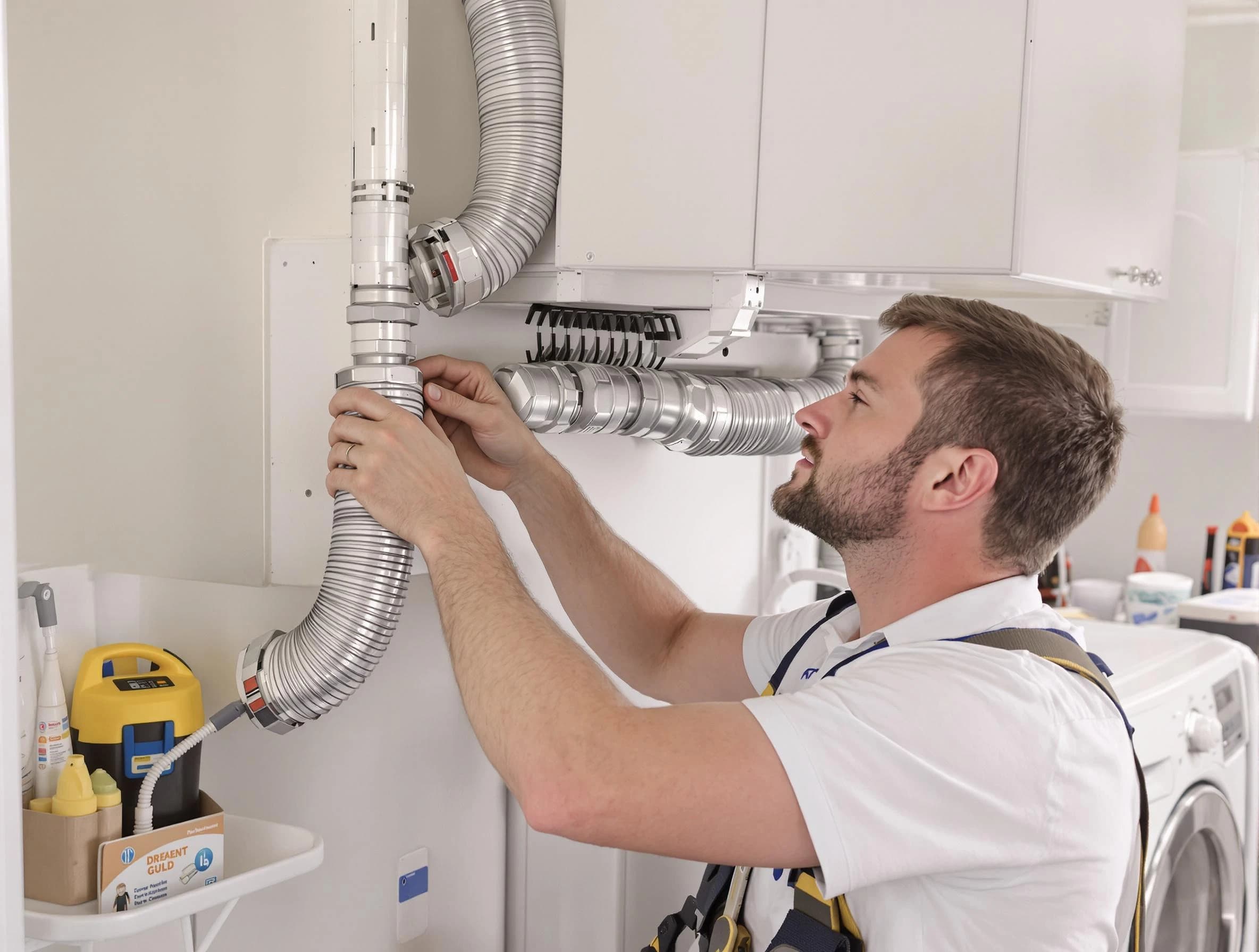 Professional dryer vent repair and installation by Fort Lee Dryer Vent Cleaning in Fort Lee