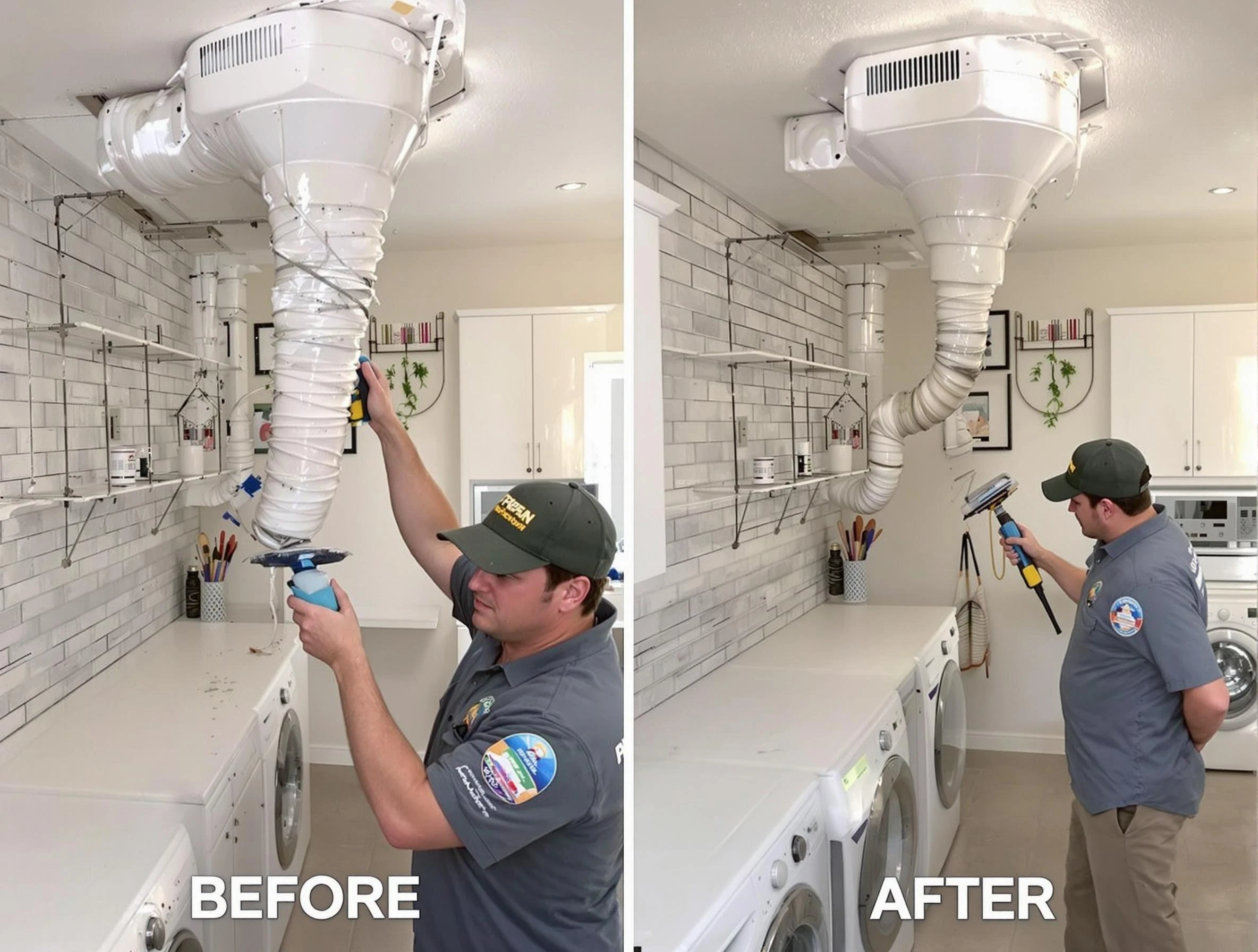 Professional dryer exhaust vent cleaning by Fort Lee Dryer Vent Cleaning in Fort Lee