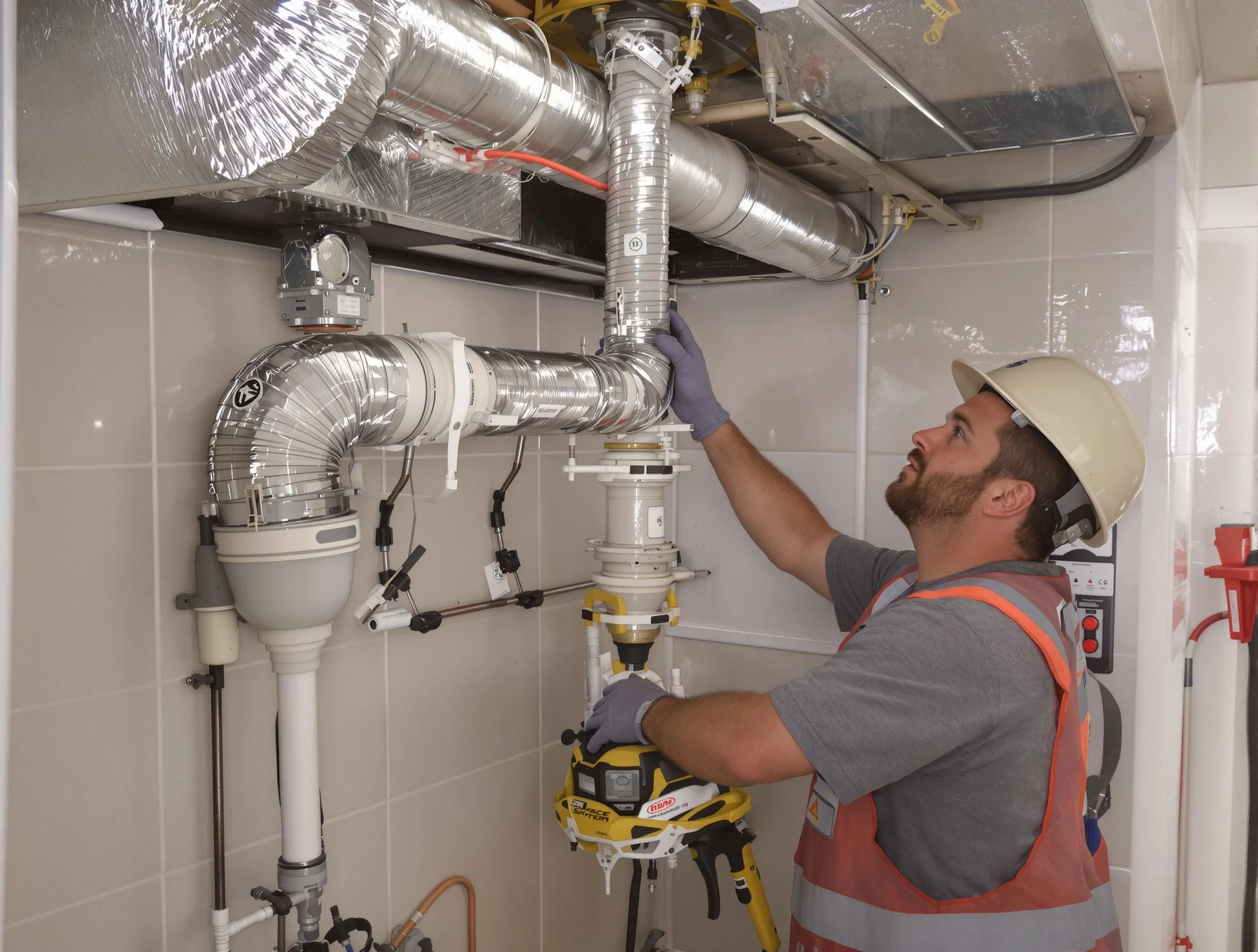 Fort Lee Dryer Vent Cleaning expert performing professional dryer vent repair and installation in Fort Lee